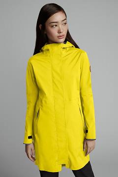Chamarras Canada Goose Mujer México - Salida Chubasquero Amarillos TN9170264